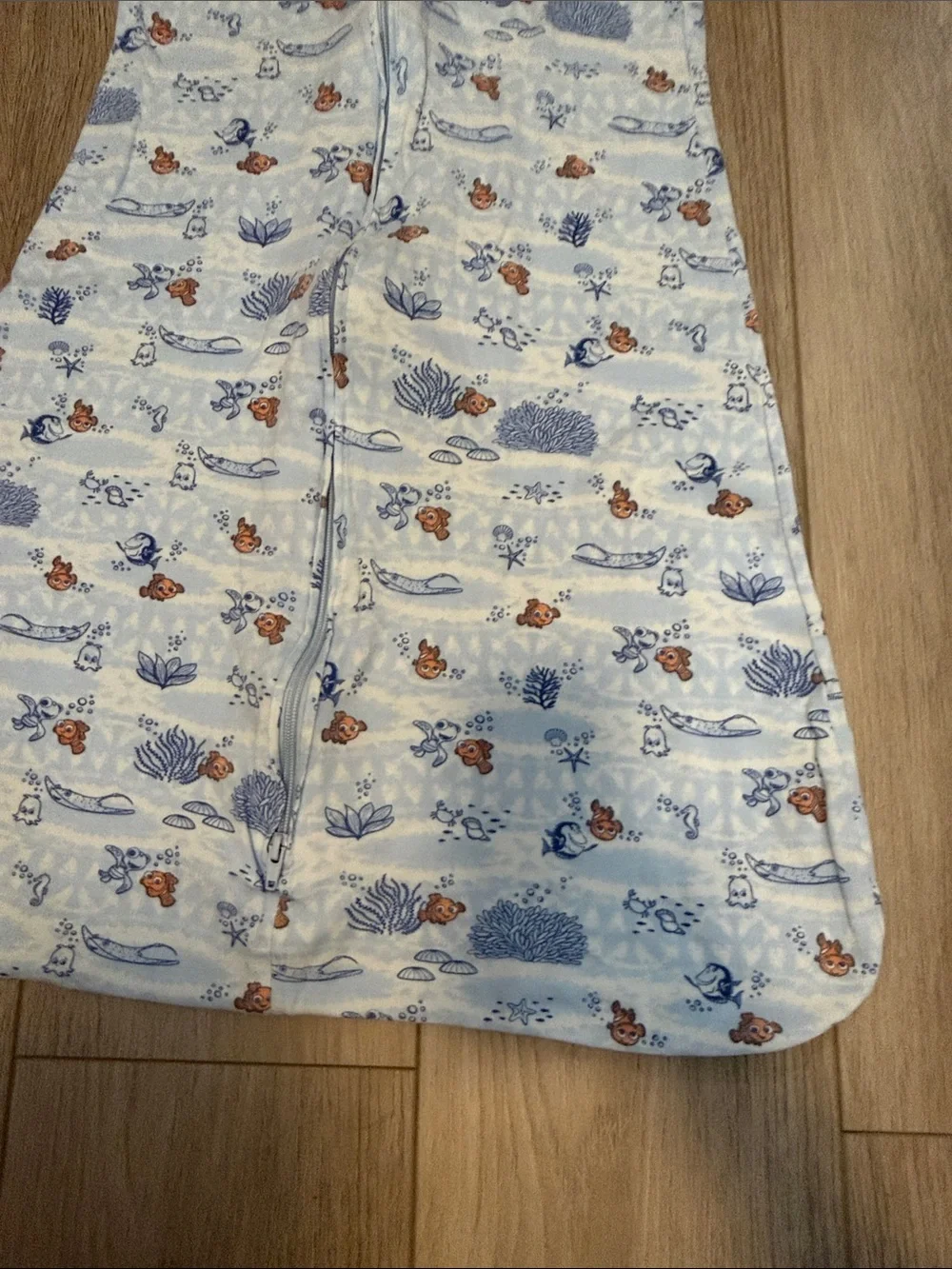 Halo Blue and White Sea Life Sleep Sack